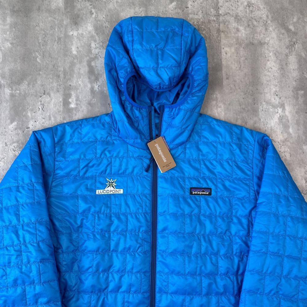 Patagonia Nano Puff Hoody Jacket Mens XL Andes Blue Outdoors Granola 84222 NWT - Picture 2 of 8